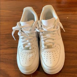 Authentic Nike Air Force 1 white low tops